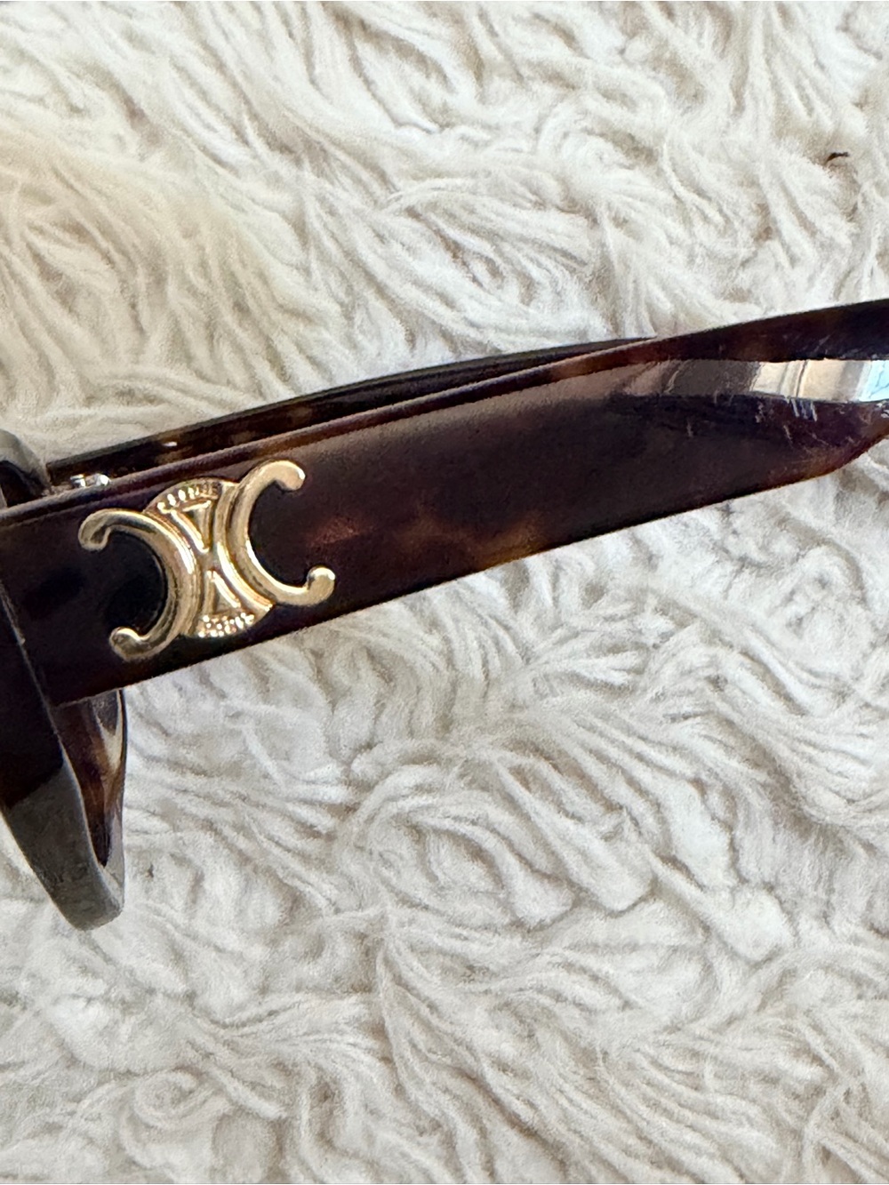 Celine Tortoise Triomphe Cat Eye Sunglasses - CL40238U - Picture 10 of 12